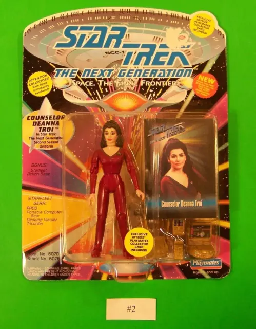 Star Trek The Next Generation Counselor Deanna Troi Playmates Action Figure #2