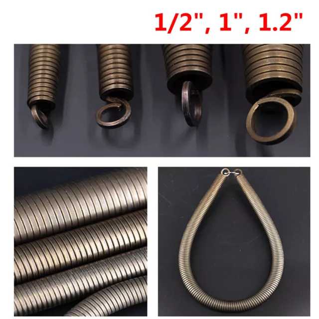 1/2" 1" 1.2" Internal Pipe Bending Spring for Bend 15mm 25mm 35mm PVC Hose Tube