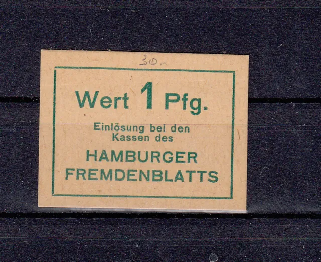 Hamburg - Hamburger Fremdenblatt - 1 Pfennig - Tieste 2765-150.05