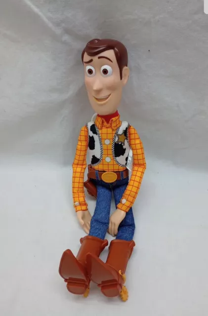 Vintage Disney Pixar Toy Story Pull String Talking Woody Nice ! 2