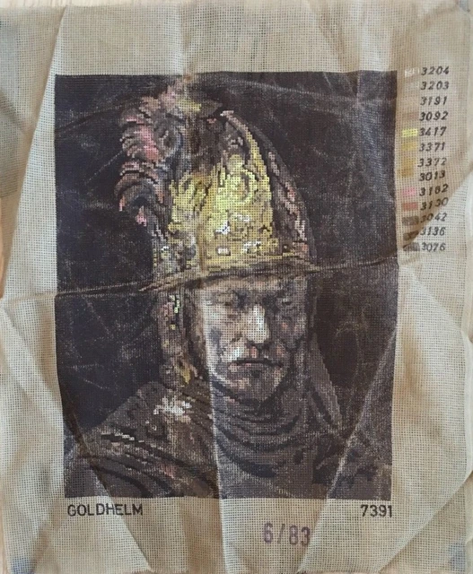 Lienzo con aguja Goldhelm basado en una pintura de Edward Hummer después de Rembrandt