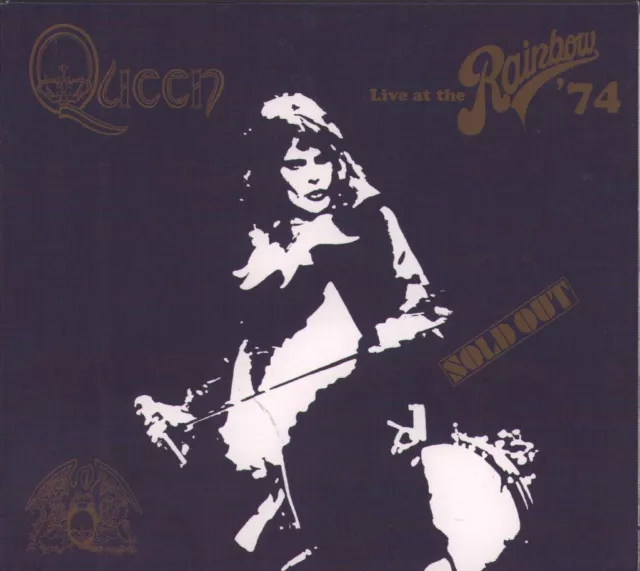 Queen Live At the Rainbow '74 double CD Europe Virgin Emi 2CD set in foldout