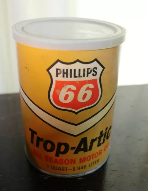 Phillips 66 Oil Can Puzzle~2-SIDED~ Advertising Alaska Hawaii Trop-Artic Motor