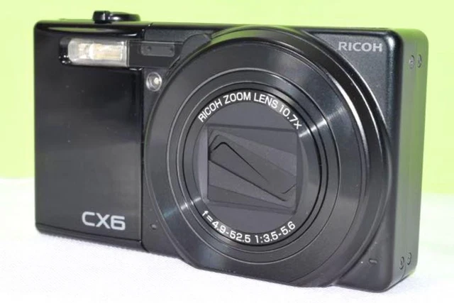 RICOH CX6 Black / Compact camera / Optical zoom 10.7x / Digital zoom 4.8x