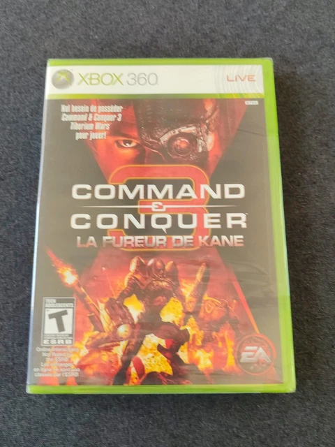 Jeu Vidéo COMMAND & CONQUER : ALERTE ROUGE - Version Française (VF) Sur Xbox 360 - Bon État