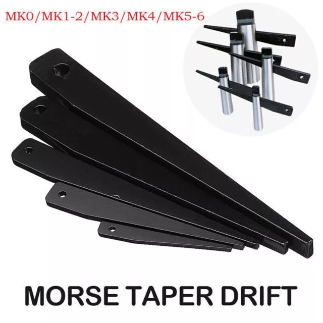 Durable Morse Taper Drift Key for Removing Shanks Drills & Chucks Black Color