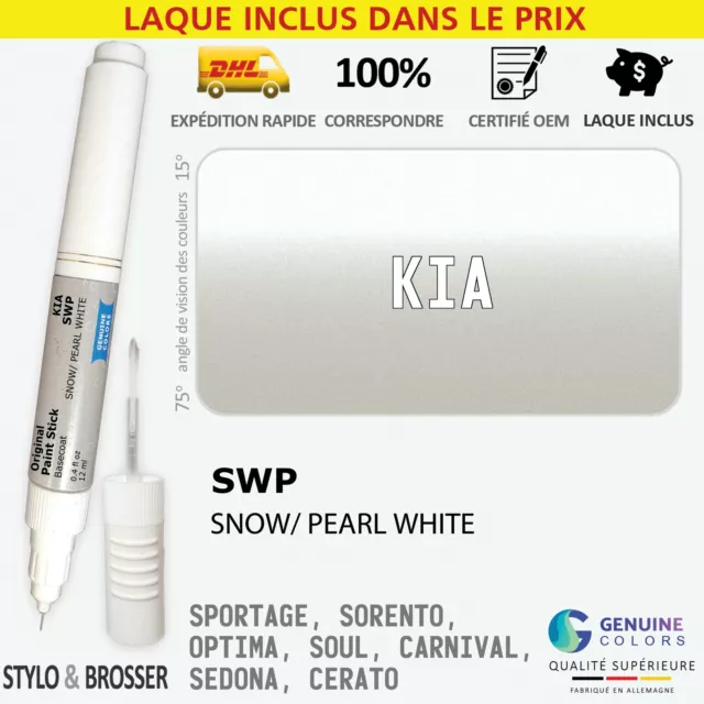 Exterior SWP Blanc Stylo Retouche Peinture pour KIA SWP Reparation Stylo MSRP