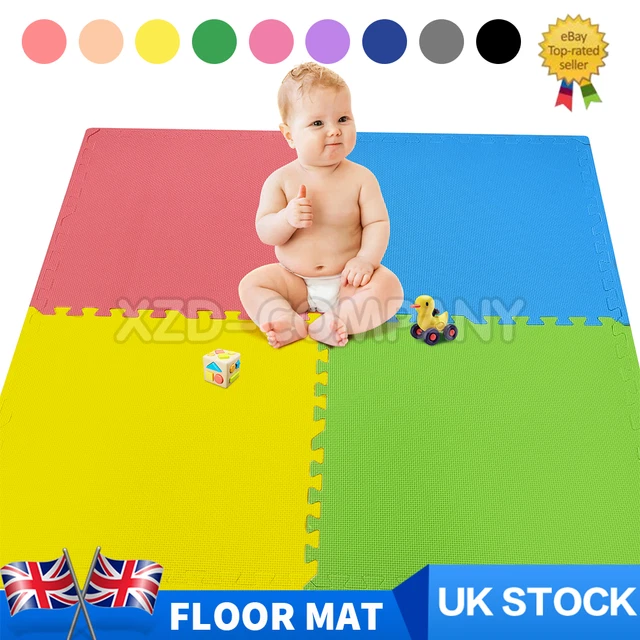 LARGE EVA FOAM Mat Soft Floor Tiles Interlocking Play Kids Baby Mats