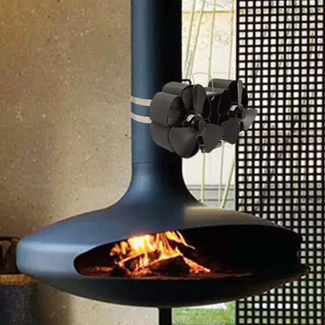 Ventilateurs de poêle à bois de cheminée à 6 lames Ventilateur de