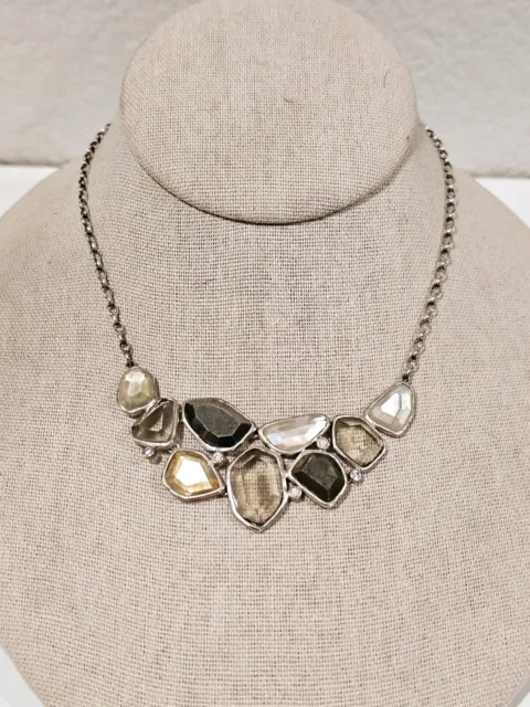 Gorgeous Silpada 925 Sterling Silver Multi Stone Necklace