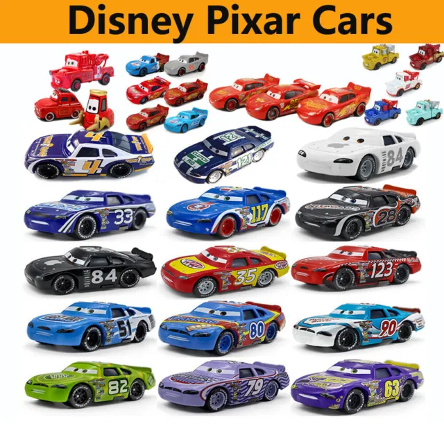 1:55 Lightning McQueen Disney Pixar Cars Toys Model Car Diecast Gifts Lot Loose