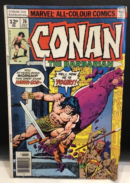 CONAN THE BARBARIAN #76 Comic , Marvel Comics Bronze Age