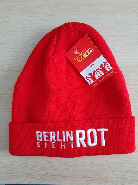 UNION BERLIN - ORIGINAL Fanshop Fanmütze - Berlin sieht Rot - Mütze ...