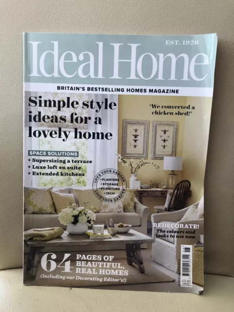 Ideal Home house/homes/lifestyle/interiors magazine, June 2017