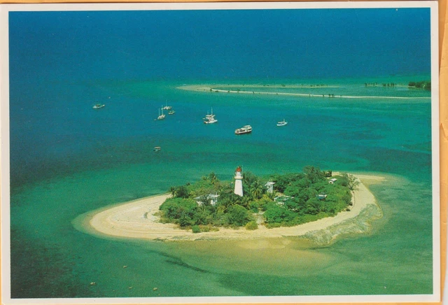Aerial View Low Isles  About 8 Miles From Port Douglas Qld Bolton Postcard