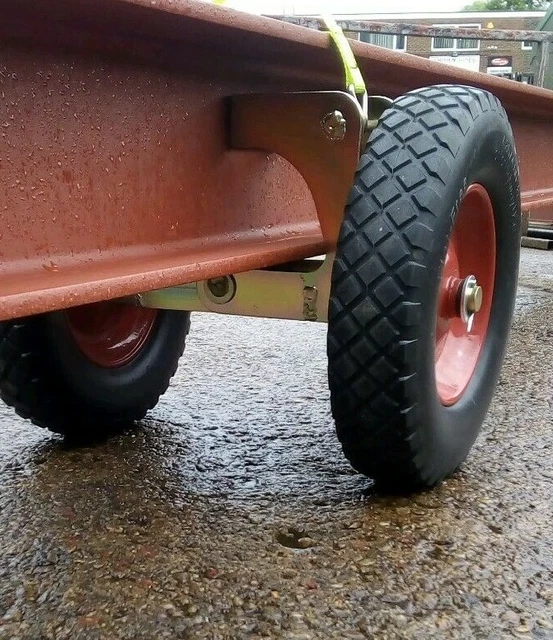 I BEAM, RSJ moving handling trolley 600Kg. Joist, Steel plate, C