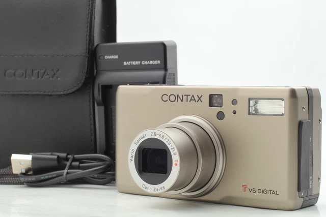 [Near MINT+++ in Case] Contax TVS Digital Camera Sonnar Lens From JAPAN