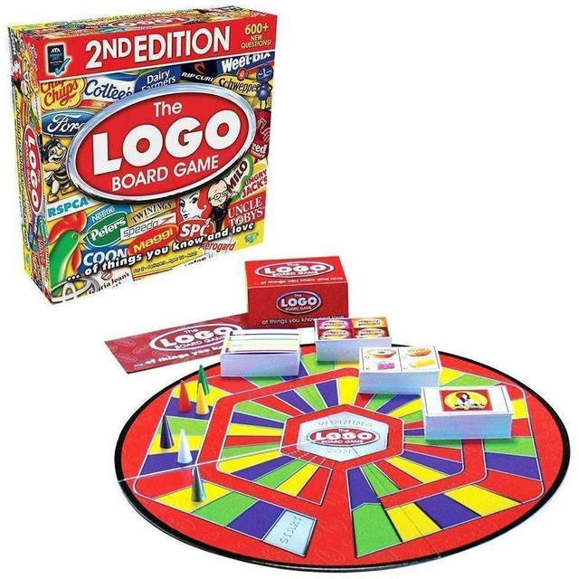 AS NEW THE Logo Board Game 2Nd Edition Australian Version Complete 29.