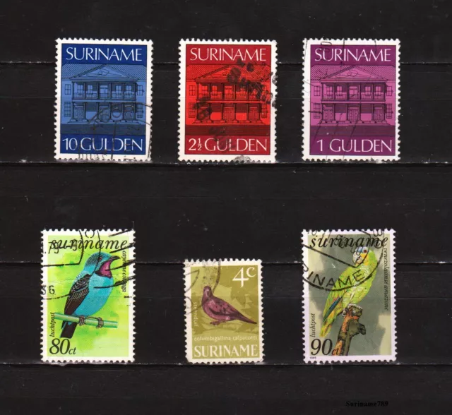 TIMBRES De SURINAME OBLITÉRÉS Très Bonne Cote Bon Etat.