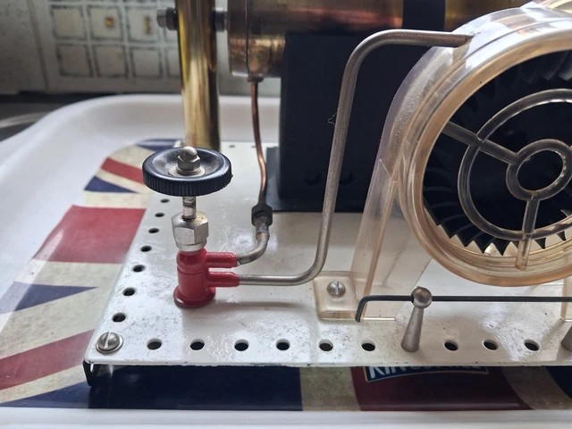 STATIC STEAM ENGINE With Customised Fan Possibly Converted Bowman M135 ...