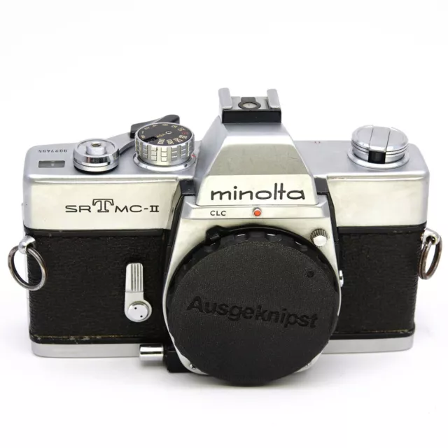 Minolta SR-T SRT MC-II (101) body 35mm film SLR Spiegelreflexkamera / new SEALS