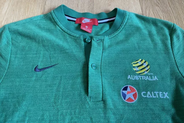 Nike 2018 FIFA World Cup Australia Socceroos Team Polo - Size Medium 3