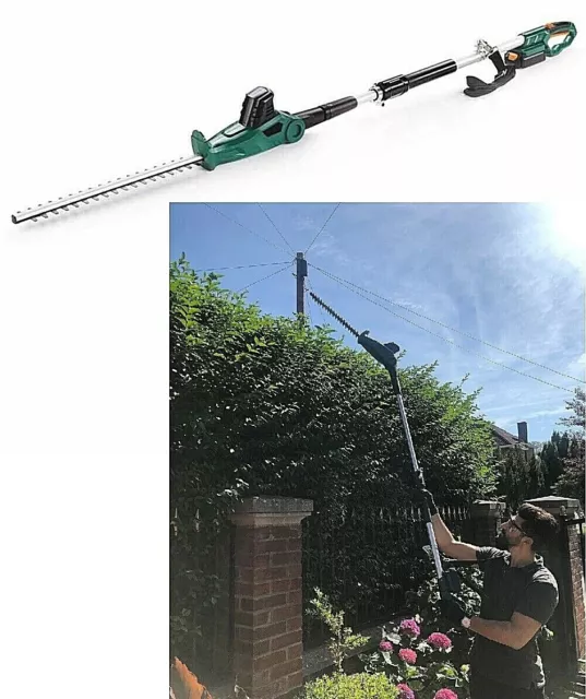 CORDLESS TELESCOPIC TRIMMER Eckman Freedom Lite 20v Lithium Garden