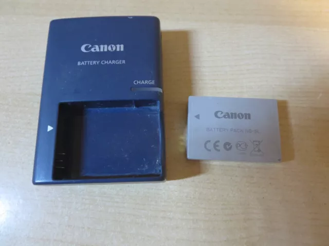 CANON BATTERY CHARGER CB-2LXE with battery NB-5L for SX210 IS