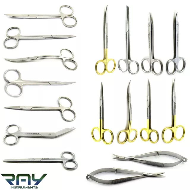 Professional Surgical Scissors Medical Dental Veterinary Microsurgery Dissecting