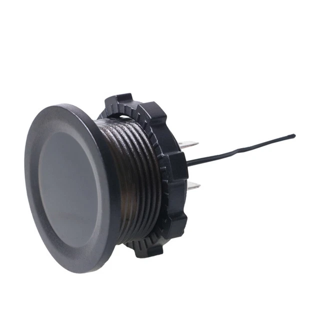Voltmetro Doppio Display 12-24V 27mm Blu Terminale Auto Digitale Misurazione