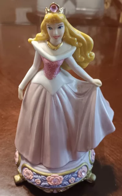 Disney Princess Aurora Briar Rose Sleeping Beauty Ceramic Porcelain Figure Model