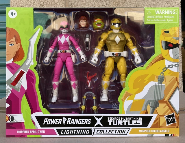 Hasbro Lightning: Power Rangers X TMNT - Morphed April O’Neil & Michelangelo