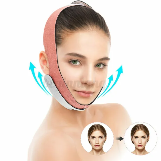 Máscara reductora reutilizable cinturón de elevación antiarrugas línea en V adelgazamiento facial doble barbilla