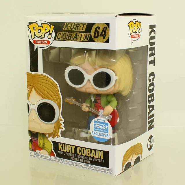 Funko POP! Rocks - Nirvana Vinyl Figure - KURT COBAIN #64 (Exclusive) *NM BOX*
