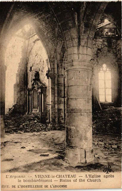 CPA MILITAIRE L'Argonne-Vienne ie Chateau, L'Eglise (315639)