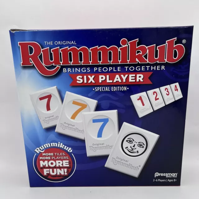Rummikub Six Player Special Edition The Classic Rummy Tile Game Pressman NIB