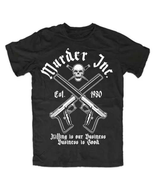 Murder Inc. T-Shirt  Mafia,Pate,Public,Enemy,Outlaw Neu Al Capone,Crime,Cocaine