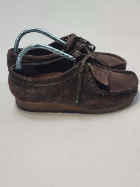 CLARKS ORIGINALS WALLABEE Shoes Dark Brown Suede Leather 78984 Womens 9 ...