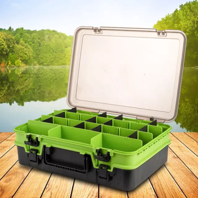 Fishing Bait Box Compartment Fishing Toolbox Detachable Fishing Gear Accessories