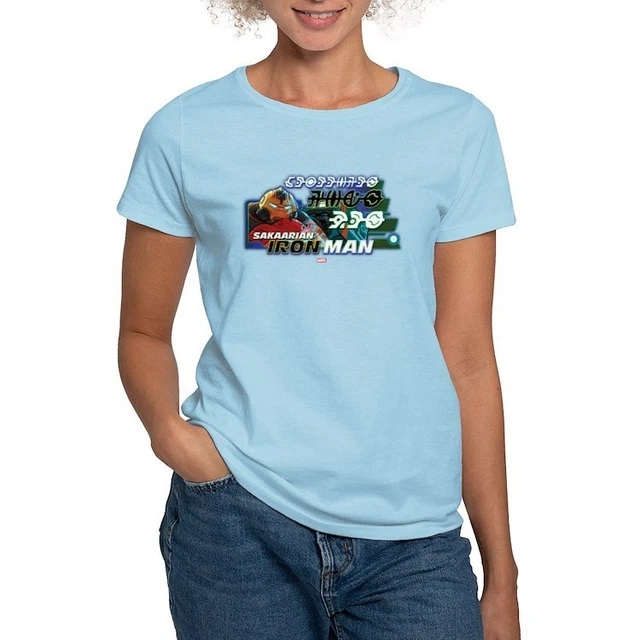 CafePress What If...? Sakaarian Iron Man T Shirt Crew Neck Tee (1170559076)