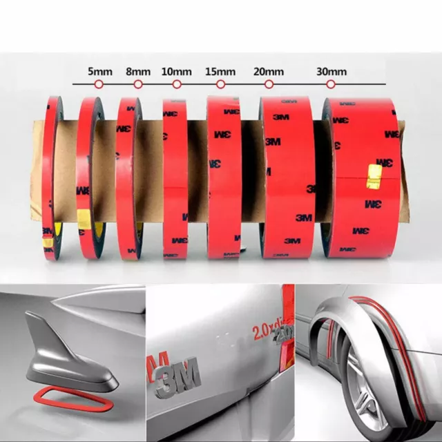 3M Strong Permanent Double Sided Super Sticky Versatile Roll Tape For Vehicle AU 3