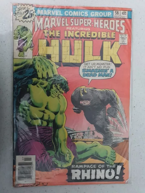 Marvel Super Heroes The Incredible Hulk #58 - Rampage Of The Rhino