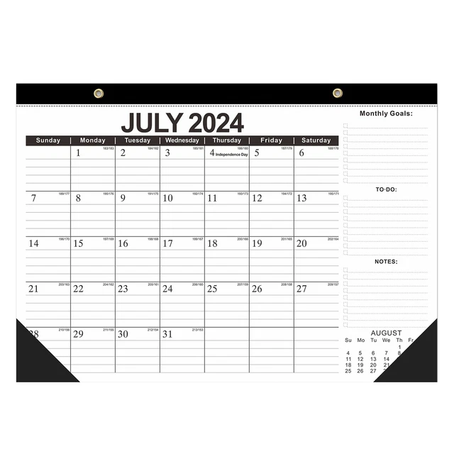 CALENDAR 20242025 DEADLINE Tracker 20242025 Desk Calendar for Office