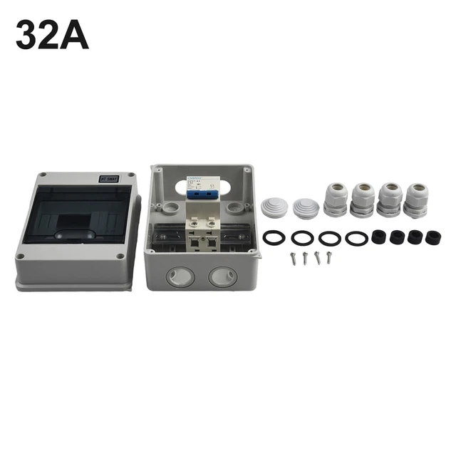 Heschen Interruttore Miniatura DC HSB6C-DC 2 Poli - Per Impianti Fotovoltaici, 500V 80A, Montaggio DIN - Foto 5