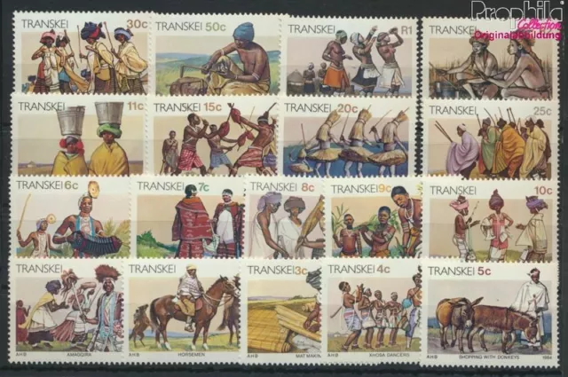 afrique du sud - Transkei 137x-154x (complète edition) neuf avec gomm (9608453