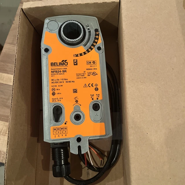 Belimo: NFB24-SR - 24V Spring Return Damper Actuator - NEW!