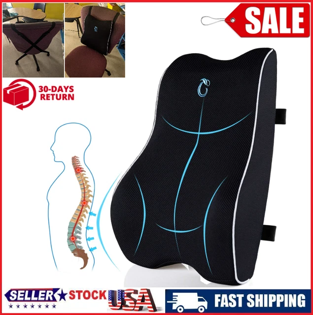 Lumbar Support Pillow for Office Chair Memory Foam Back Cushion Car Seat Pillows