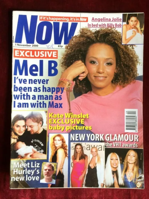 NOW magazine 1-Nov-2000 SPICE GIRLS MEL B Kate Winslet Mena Suvari Justin Pierre