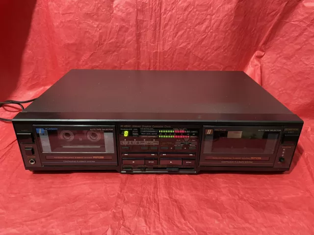 Teac W-460C Doppia Piastra A Cassette Vintage Dolby B-C Da Rivedere