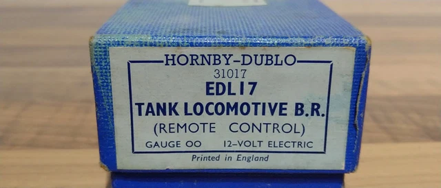 Hornby Dublo 3-Rail Edl17 'Gloss' Br 0-6-2 Tank Locomotive 69567 Boxed 3